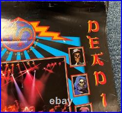 1987 Original Grateful Dead Calendar Poster with 1988 Tour Dates, RARE