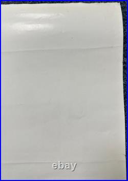 1987 Original Grateful Dead Calendar Poster with 1988 Tour Dates, RARE