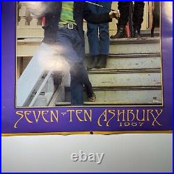 1988 GRATEFUL DEAD Seven-Ten ASHBURY 1967 Poster JERRY GARCIA BOB WEIR PHIL LESH