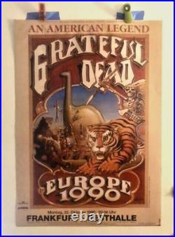 1990 Grateful Dead Europe Poster/ Frankfort Festhalle Nice