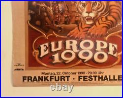 1990 Grateful Dead Europe Poster/ Frankfort Festhalle Nice