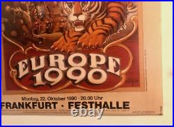 1990 Grateful Dead Europe Poster/ Frankfort Festhalle Nice