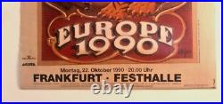 1990 Grateful Dead Europe Poster/ Frankfort Festhalle Nice