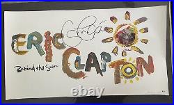 1st Printing Eric Clapton Behind the Sun SIGNED Promo Poster AOR BG FD
