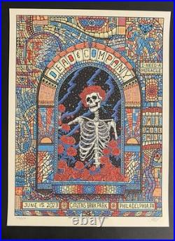 2 Prints! Dead & Company Philly 2023 VIP And Jerry Garcia Posters by Owen Murphy