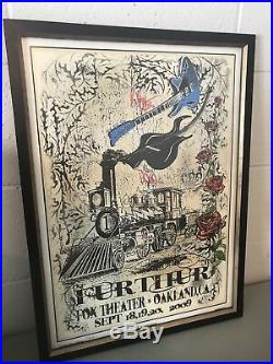 2009 First Furthur Oakland Fox Poster Dubois Signed By Phil Lesh and Bob Weir