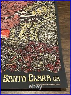 2015 Grateful Dead FARE THEE WELL Santa Clara Concert Poster & Company Beckett