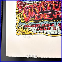 2015 Grateful Dead Fare Thee Well Gd50 Chicago Aj Masthay 3 Print Set Ae 41/50