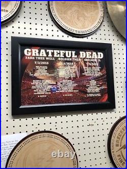 2015 Grateful Dead Soldier Field Fare Thee Well Poster Setlist Souvenir 11x17