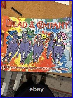 2016 Dead and & Company poster 6-21 SPAC Saratoga Springs, NY #358/850