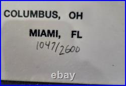 2017 Dead & Company Tour Poster Fall Tour #'d 1047/2600 Grateful Dead Bob Weir