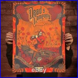 2017 Dead and Company 11/29 Atlanta GA Concert Poster Status Serigraph Grateful