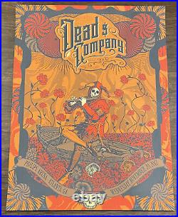 2017 Dead and Company 11/29 Atlanta GA Concert Poster Status Serigraph Grateful