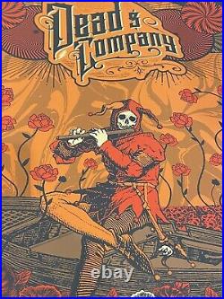 2017 Dead and Company 11/29 Atlanta GA Concert Poster Status Serigraph Grateful