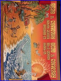 2017 dead and company uncut dubois poster Florida