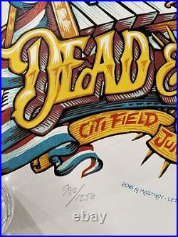 2018 Dead & Company Citi Field Signed and Numbered 18 X 24 Concert Poster