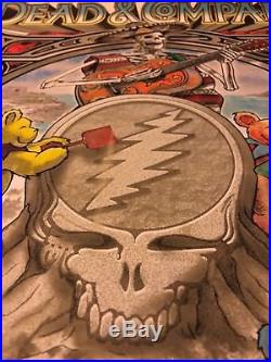 2018 Dead and & Company Mexico Playing In The Sand Poster Limited Edition
