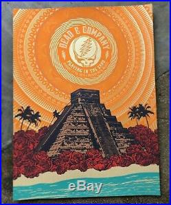 2019 Grateful Dead And Company Playing In The Sand Riviera Maya Mexico Poster AP