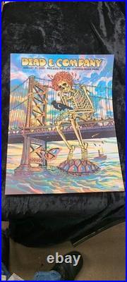 2021 DEAD & COMPANY Concert Poster Print 18 X 24 Philadelphia 1228/1250 Zeb