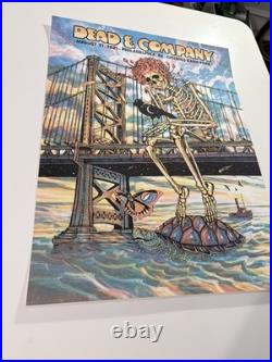 2021 DEAD & COMPANY Concert Poster Print 18 X 24 Philadelphia 1228/1250 Zeb