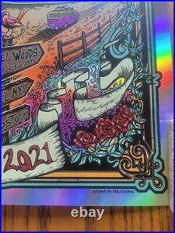 2021 Dead and Company Bethel Poster Rainbow Foil