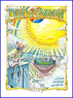 2022 Dead & Company Citi Field July 15 Poster AJ Masthay NY Mets NYC and Co 7/15