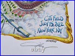 2022 Dead & Company Citi Field July 15 Poster AJ Masthay NY Mets NYC and Co 7/15