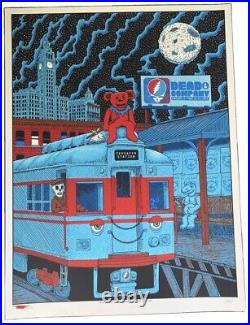2022 Dead and Company Chicago Wrigley Field Poster By Owen Murphy