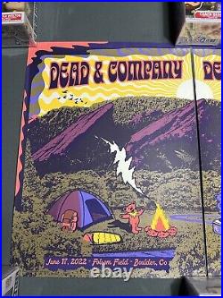 2022 Dead and Company Folsom/Boulder Poster 6/17-6/18