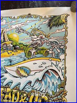 2022 Dead and Company Playing in The Sand PITS Poster Signed & Numbered Limited