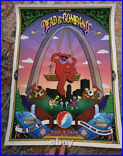 2023 Dead And Company St Louis Maryland Heights Poster Xxx/1690