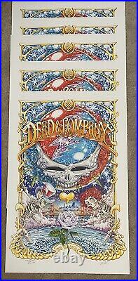 2023 Dead and Company Poster San Francisco Final Oracle Shows Flawless