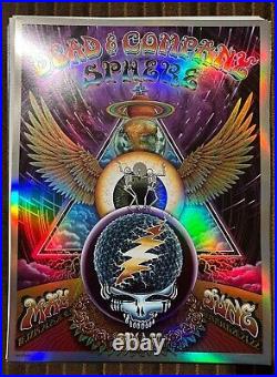 2024 Dead And Company The Sphere Las Vegas Residency Emek Foil Poster 215/435