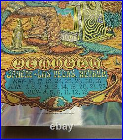 2024 Dead & Company Sphere Vegas Event poster Online Lava Foil Edition #324/335