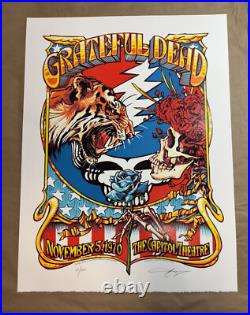 2024 Grateful Dead Capitol Theatre poster 11/05/1970 Relix AJ Masthay #32/200