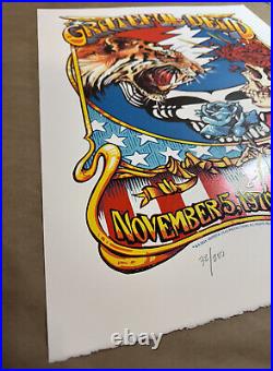 2024 Grateful Dead Capitol Theatre poster 11/05/1970 Relix AJ Masthay #32/200