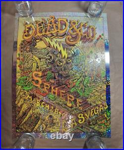 2025 Dead & and Company Sphere 3-28-25 Bubble Foil David Welker #60 of 350