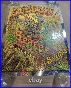 2025 Dead & and Company Sphere 3-28-25 Bubble Foil David Welker #60 of 350