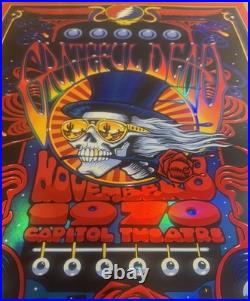 2025 Grateful Dead Capitol Theatre poster FOIL 11/08/70 Relix Richard Biffle