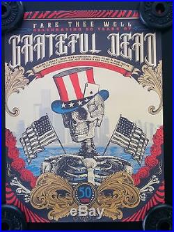 3 Grateful Dead Fare Thee Well Posters LIMITED EDITION SET BY JUSTIN HELTON