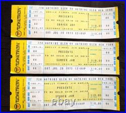 (3) Summer Jam Grateful Dead Allman Brothers, Watkins, Glen Music Festival 1973