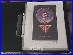 4 lot Rare Grateful Dead Signed Numbered Mouse Kelley series 1040/2500 edition