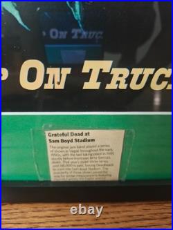 5/21/1995 Final Grateful Dead Tour Framed Poster Heineken Final Las Vegas Show