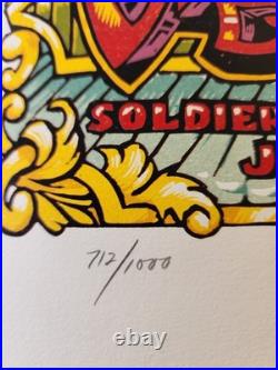 50 Years Grateful Dead Poster AJ Masthay Signed Numbered 712/1000 Fare Thee Well
