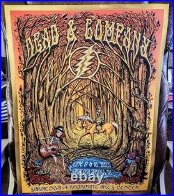 6/17-18/2023 Dead & Company SPAC poster Saratoga Springs NY Mike Dubois Bob Weir