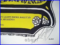 66 Mouse Kelley Hand Signed Grateful Dead Fd Fillmore Era Poster Fd 22 Mint
