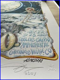 AE 55/80 AJ Masthay Dead and Company Fiddler's Green Signed Numbered Denver Co
