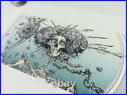 AJ Masthay Bertha Lavender Lady Grateful Dead Art Print #/100 23k BNG Poster Co