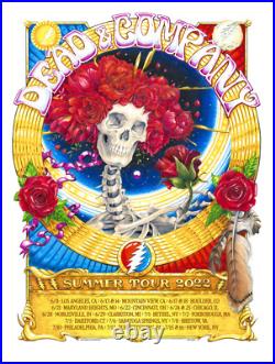AJ Masthay Dead & Co. Summer Tour 22 IN-HAND LIMITED Order 228/500
