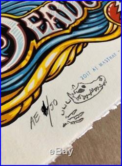 AJ Masthay Dead & Company Orlando Artist Edition #/50 Signed and doodled
